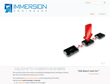 Tablet Screenshot of immersionengineers.com